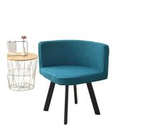 PEKMAR Housse de Chaise Triangulaire, Housse de siège de Tabouret, élastique, Lavable, café, hôtel, fête, 13 Couleurs, matériau Polaire, Bleu Pierre Bleue