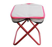 Pekoluta Tabouret Pliable - Siège Sport Portable Capacité 100 Kg,Petit Tabouret Pliant Compact - à Usage Familial pour Randonnée Camping Pêche Sports Extérieur et Barbecues