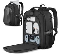 PEKREWS Atom 2 - Sac à dos de grande capacité pour Potensic Atom 2/SE/3-Axis/LT, sac de voyage extensible pour ordinateur portable de 15,6" et Fly More Combo, étui de transport étanche pour