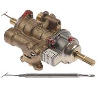 PEL gaz Thermostat 25st avec bride tubulaire Température max. 300 °C compatible avec Mbm-Italia 100-300 °C gaz entrée Ø 21 mm Gaz sortie M16 x 1,5