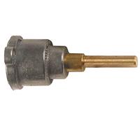 PEL PEL20 Embout de robinet pour thermostat/robinet PEL20 essieu ø 6 x 4,6 x 31/23 mm Axe de coupure en haut / bas Longueur 31 mm L2 23 mm
