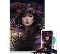 Peladira Le Maître des Ombres Puzzle de 1000 pièces pour Adultes Jeu cérébral Relaxant Bordure tranchante Cadeau de qualité supérieure (38x26cm)