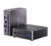 PELADN Mini PC de jeu, Ryzen 7 7735U (8C/16T, jusqu'à 4,75 GHz), 32 Go DDR5/1 To NVMe SSD, double Type-C/DP/HD, mini ordinateur de bureau, WiFi6 4K/60 Hz à écran quadruple USB 3.2/BT5.2