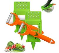 Pelador 2-en-1 - Éplucheur de légumes multifonction 2 en 1 - Éplucheur de fruits et légumes - Pour trancher et éplucher - Toutes sortes de fruits et légumes (2 pièces)