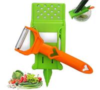 Pelador Éplucheur de légumes multifonction 2 en 1, éplucheur de fruits et légumes amélioré pour trancher et éplucher, toutes sortes de fruits et légumes (1 pièce)