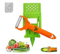 Pelador Multifoncional 2 en 1 - Éplucheur double en acier inoxydable pour julienne et légumes, presse-citron, coupe-pommes de terre, éplucheur de fruits et légumes multi-usage (1 pièce)