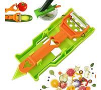 Pelador Multifuncional 2-En-1, Julienne Peeler, Pelador De Papas, Multifunctional Kitchenware Set with Grating Plate, for Slicings and Peeling, All Kinds of Fruits and Vegetables (1pcs)