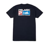 Pelagic Premium Deluxe Short Sleeve T-shirt Bleu L Homme