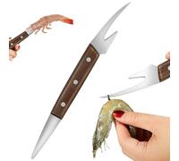 Pelagranchi - Outil pour décortiquer les crevettes | Retirer la coque huître portable pour cuisine maison chef professionnel salades fruits de mer