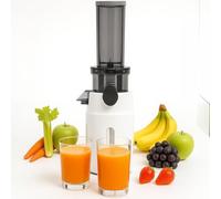 Pelamatic Centrifugeuse Electrique Blanc 100W Compacte Extracteur de Jus pour Légumes et Fruits Extracteur de Jus Haute Efficacité pour Usage Domestique