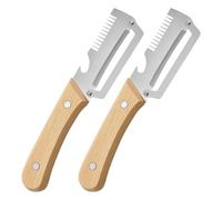 Pelapatate | Affettatrice Multifunzione In 2 Pezzi | Pelapatate Con Apribottiglie | Per Cucinare Tutti I Giorni, Preparare I Pasti, Insalate, Viaggiare, Campeggiare, Picnic E Attività All'ap