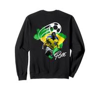Pele_Brasil_005_Back Printed Sweatshirt