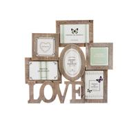 Atmosphera - Pêle-mêle 6 Photos Campagne - 42 x 40 cm - Marron Marron