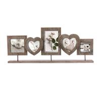 Atmosphera Cadre photo pêle-mêle bois 5 photos à poser 55 cm Gris G