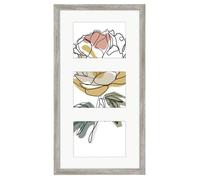 Pêle-mêle cadres photo - Copenhague - Taupe - 23x45cm - MDF - 3 photos 10x15cm