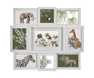 Pêle-mêle ""Cali"" blanc 9 photos - Atmosphera Créateur d'intérieur