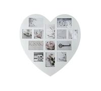 Atmosphera - Pêle-mêle cœur Patine - 13 Photos - Blanc