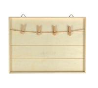 Pêle-Mêle En Bois Fil Et Pinces 30 X 22 X 1,5 Cm