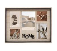 Pèle-mêle ""Ewen"" en bois 5 photos H31,8cm - Atmosphera createur d'interieur