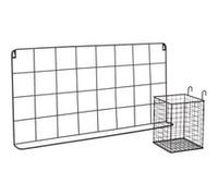 KABLEA - Pêle-Mêle Filaire Métallique Noir avec Pot - Altobuy Noir