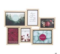 Pêle-mêle ""Kyle"" bois 6 photos - Atmosphera createur d'interieur