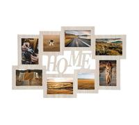 Pèle-mêle ""Maeva"" en bois 8 photos H38,5cm - Atmosphera createur d'interieur