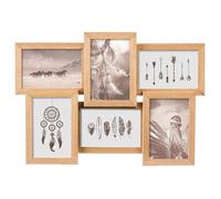 Atmosphera Pêle-Mêle Mia – 6 cadres photos en bois – 10 x 15 cm