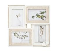 Pêle-mêle Multivues 4 photos en Bois et Verre 33.3 x 33.3 cm