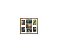 Pêle-mêle Multivues 7 photos en Bois de Manguier et Verre 52.1 x 47.5 cm
