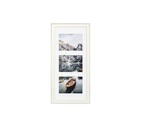 Pêle-mêle photos plastique Sierra, blanc, 25 x 55 cm (3 photos)