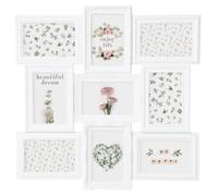 Atmosphera - Pêle - mêle Suzy - 9 photos - blanc - résine