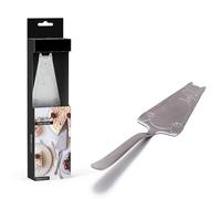 PELEG Design Cakitty Couteau à gâteau en acier inoxydable en forme de chat et pelle à tarte - Couteau à gâteau avec bords dentelés, passe au lave-vaisselle - Idée cadeau idéale