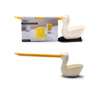 PELEG DESIGN Pelix Porte-Éponge et Lavette pour Évier en Forme de Pélican avec Ventouse - Organisateur de Cuisine Rigolo - Accessoire Design et Pratique