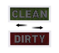 PelegDesign DishDash: Panneau magnétique pour lave-vaisselle Clean Dirty - Décoration de cuisine de ferme avec options magnétiques et adhésives, indispensable pour l'organisation de la cuisine