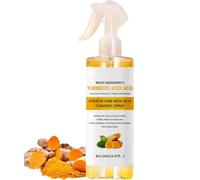 Peler shot kératine soins kojic acide curcuma spray 200 ml, kojic acide curcuma body spray, Soupche exfoliant le visage et le gommage corporel, hydratation doucement de la peau (1Pcs)
