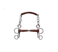 Pelham cuir sans pincement METALAB 115mm