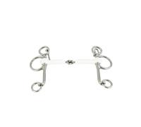 Pelham pour cheval articulé Trust Inno Sense Blanc 13,5 cm