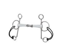 Pelham pour cheval avec double brisure long Beris Gris 145 mm