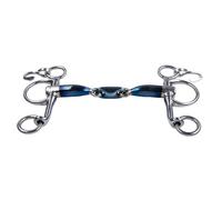 Pelham pour cheval Trust Sweet Iron Baby Eliptical 16 Bleu 13,5 cm
