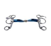 Pelham pour cheval Trust Sweet Iron Baby Jointed 16 Bleu 12,5 cm
