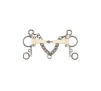 Pelham simple joint Soyo Happy mouth pelham Blanc 125 mm