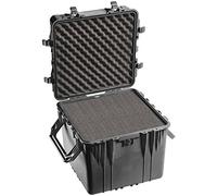 PELI 0350 valise de transport cubique pour drones, étanche IP67, capacité de 131L, fabriquée aux États-Unis, avec insert en mousse personnalisable, couleur: noire