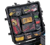 PELI 0379 Pochette Couvercle, Accessoire de la Valise Protector Originale, Compatible avec : Valise Cube 0370, Couleur : Noir