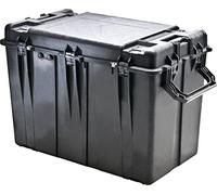 PELI 0500 valise de transport ultra-résistante, étanche IP67, capacité de 267L, fabriquée aux États-Unis, avec insert en mousse personnalisable, couleur: noire