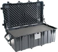 PELI 0550 valise de transport étanche en polypropylène, indice de protection IP57, capacité de 332L, fabriquée aux États-Unis, avec insert en mousse personnalisable, couleur: noire