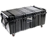 PELI 0550 valise d'expédition extra-large, IP57 étanche à l'eau et à la poussière, capacité de 332L, fabriquée aux États-Unis, sans mousse, couleur: noire