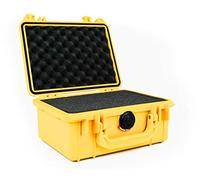 PELI 1150 valise de protection antichoc pour équipement photo et vidéo, étanche IP67, capacité de 3L, fabriquée aux États-Unis, avec insert en mousse personnalisable, jaune