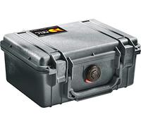 PELI 1150 Valise de protection étanche pour les instruments électroniques et optiques, IP67 étanche, capacité de 3L, fabriquée aux États-Unis, sans mousse, couleur: noire
