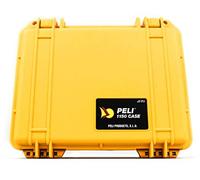 PELI 1150 valise de protection pour caméra sans miroir, étanche à l'eau et à la poussière IP67, capacité de 3L, fabriquée aux États-Unis, sans mousse, jaune