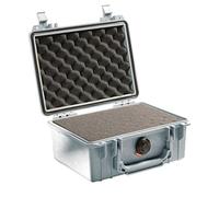 PELI 1150 valise pour caméra professionnelle, étanche IP67, capacité de 3L, fabriquée aux États-Unis, avec insert en mousse personnalisable, couleur: argentée